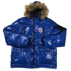 Men’s blue puff jacket. Size 3X.